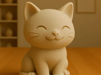 Cute cat miniature