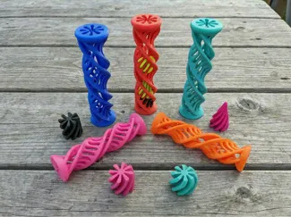 Impossible Passthrough Double Helix Fidget