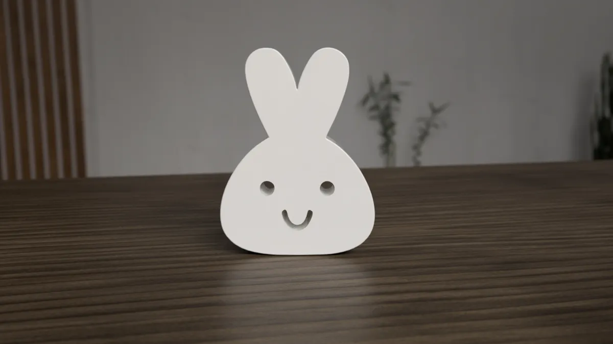 Lapin de Pâques rigolo
