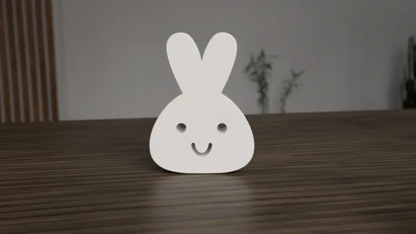 Lapin de Pâques rigolo