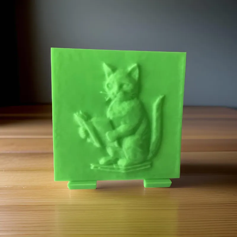 Cat read book