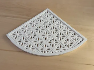 Large Mid Century Breeze Block Soap Tray