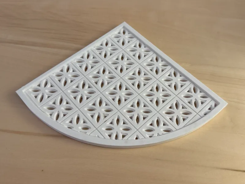 Large Mid Century Breeze Block Soap Tray