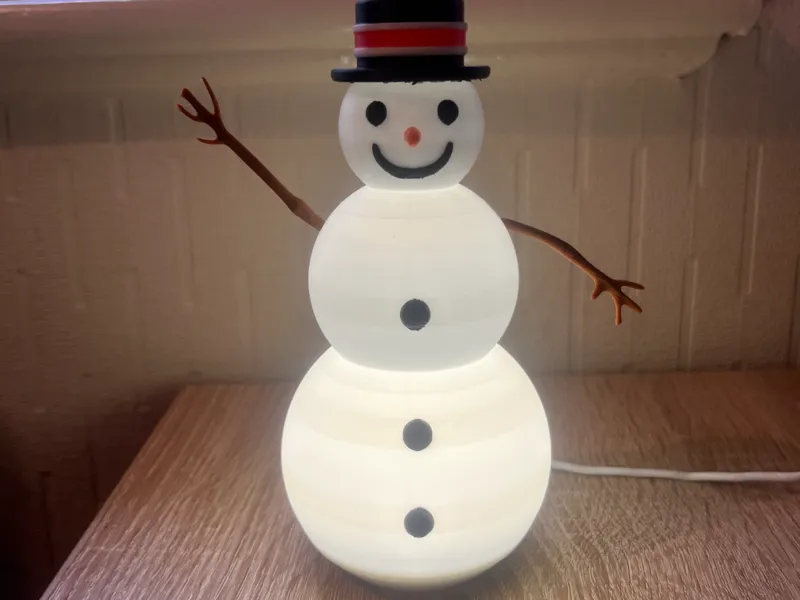 Snowman Lamp Kit 001