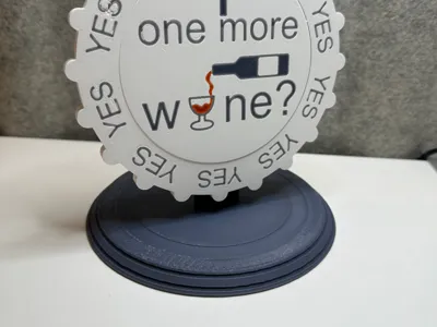 Pedestal for Whine / Beer spinner wheel