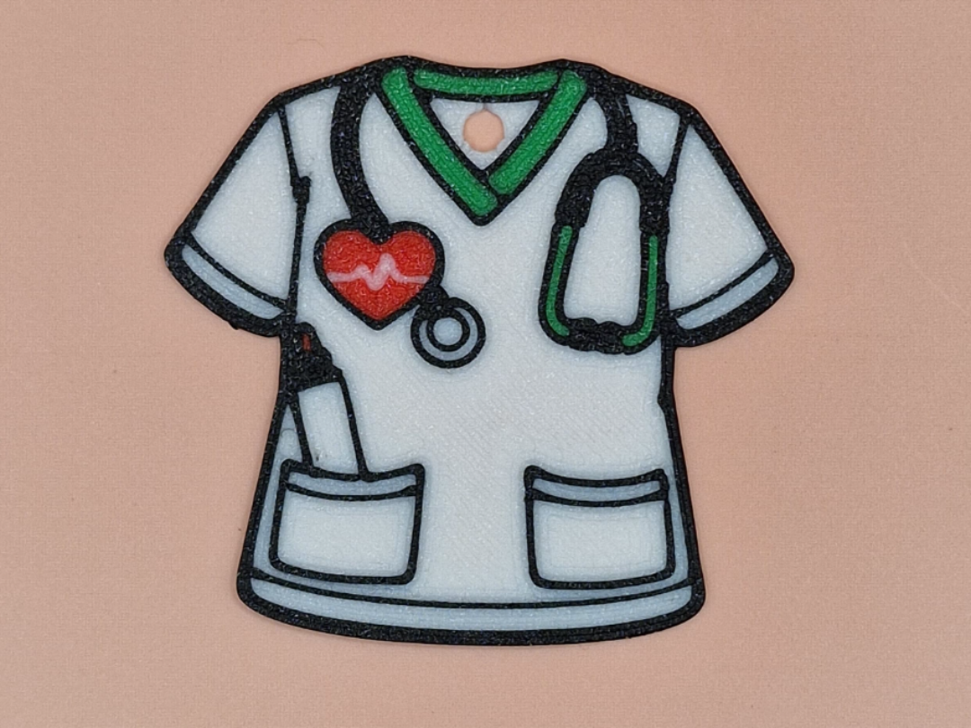 Medic Scrub Keychain