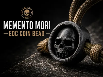 Memento Mori Coin Bead