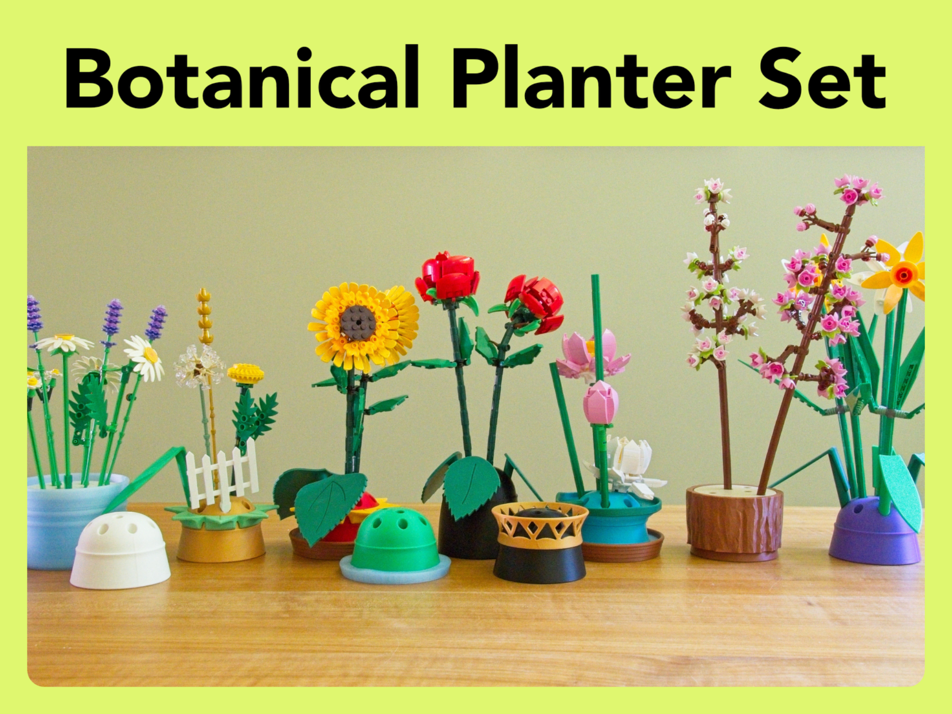 Botanical Planter Set - Creativity for Arranging!