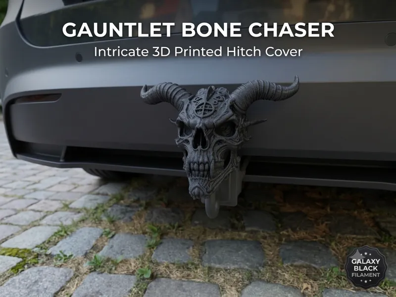 Aggressive Skull Hitch Receiver Guard