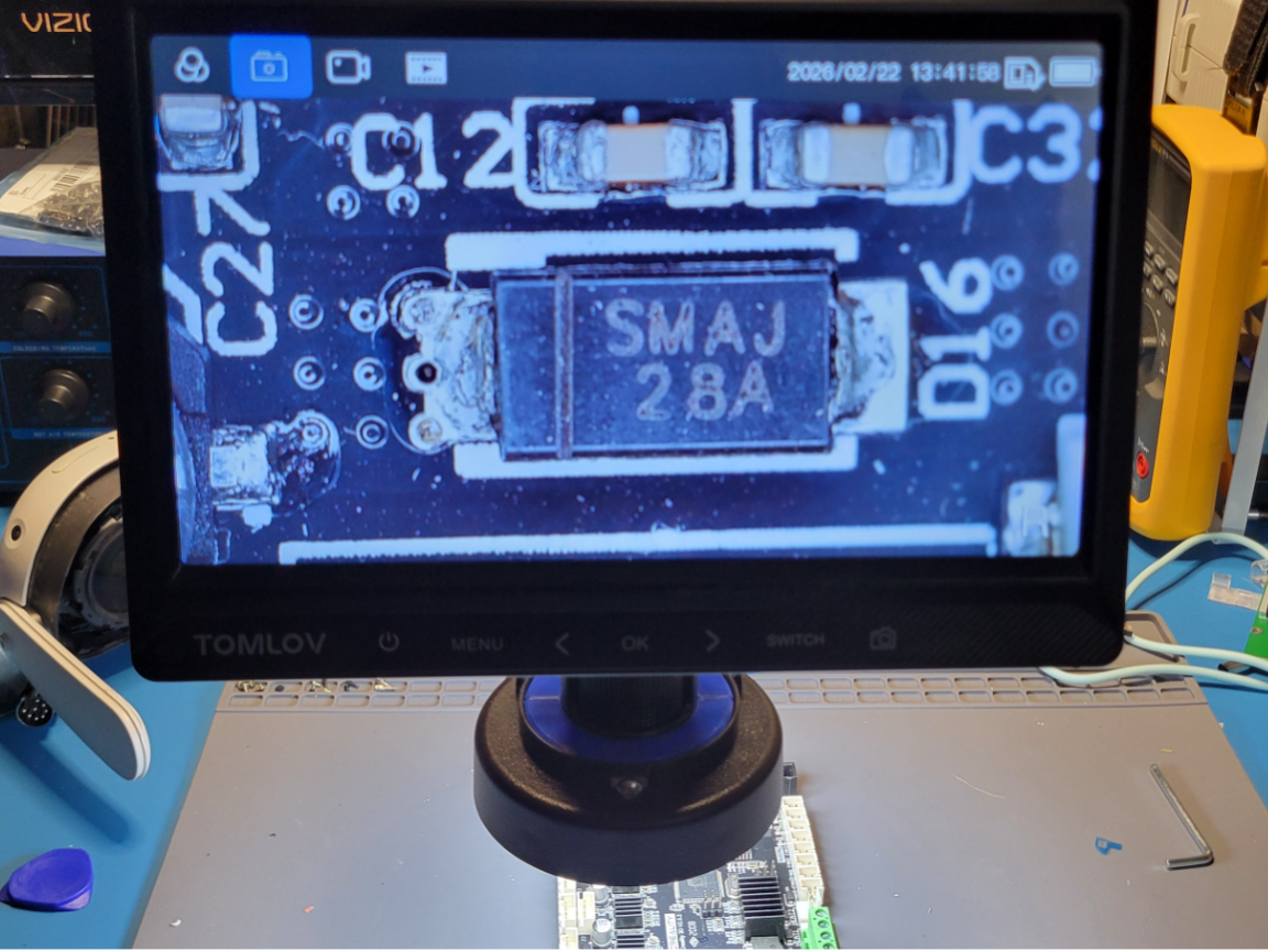 PCB Microscope LED Ring Adapter Coupling