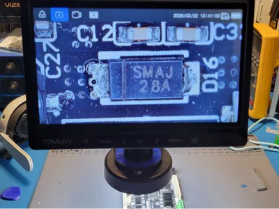 PCB Microscope LED Ring Adapter Coupling