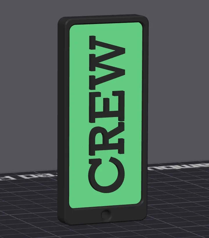 Airbus A320 Crewtag