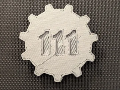 Vault 111 Gear Belt Buckle