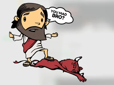 Jesus VS. Devil You Mad Bro?