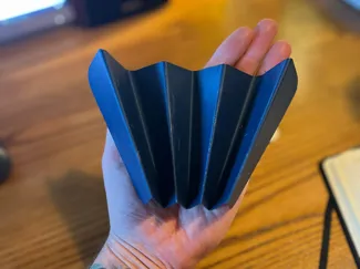 Origami inspired soap tray. 