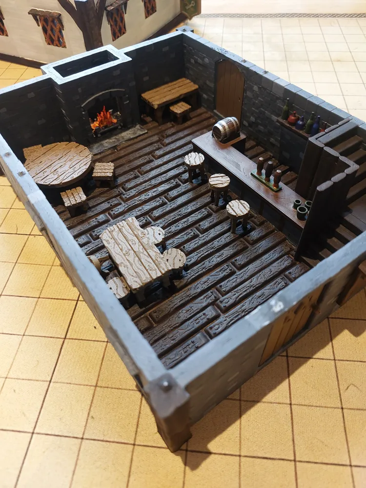 DnD Inn - Fully interactive D&D / Pathfinder set - Free 3D Print Model ...