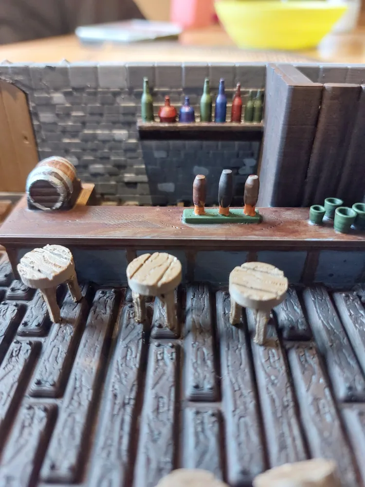 DnD Inn - Fully interactive D&D / Pathfinder set - Free 3D Print Model ...