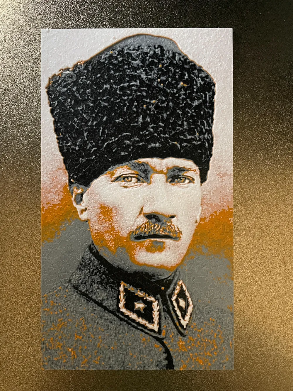 تمثال أتاتورك المزخرف بتصميم خاص هدية زينة قابلة للتجميع