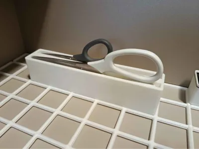 Gridfinity Dual Scissors Holder A1 Mini Compatible