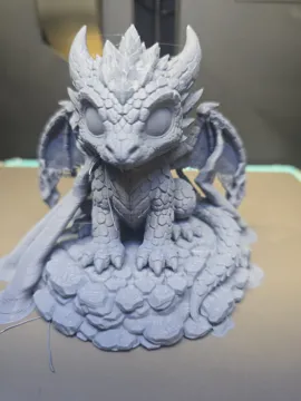 Adorno temático: Cute Baby Dragon - Defend your desk with cuteness — vista de referencia 4