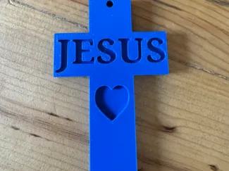 Jesus Cross Ornament