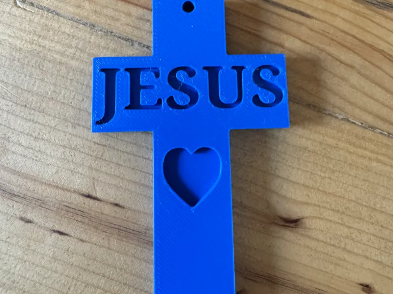 Jesus Cross Ornament