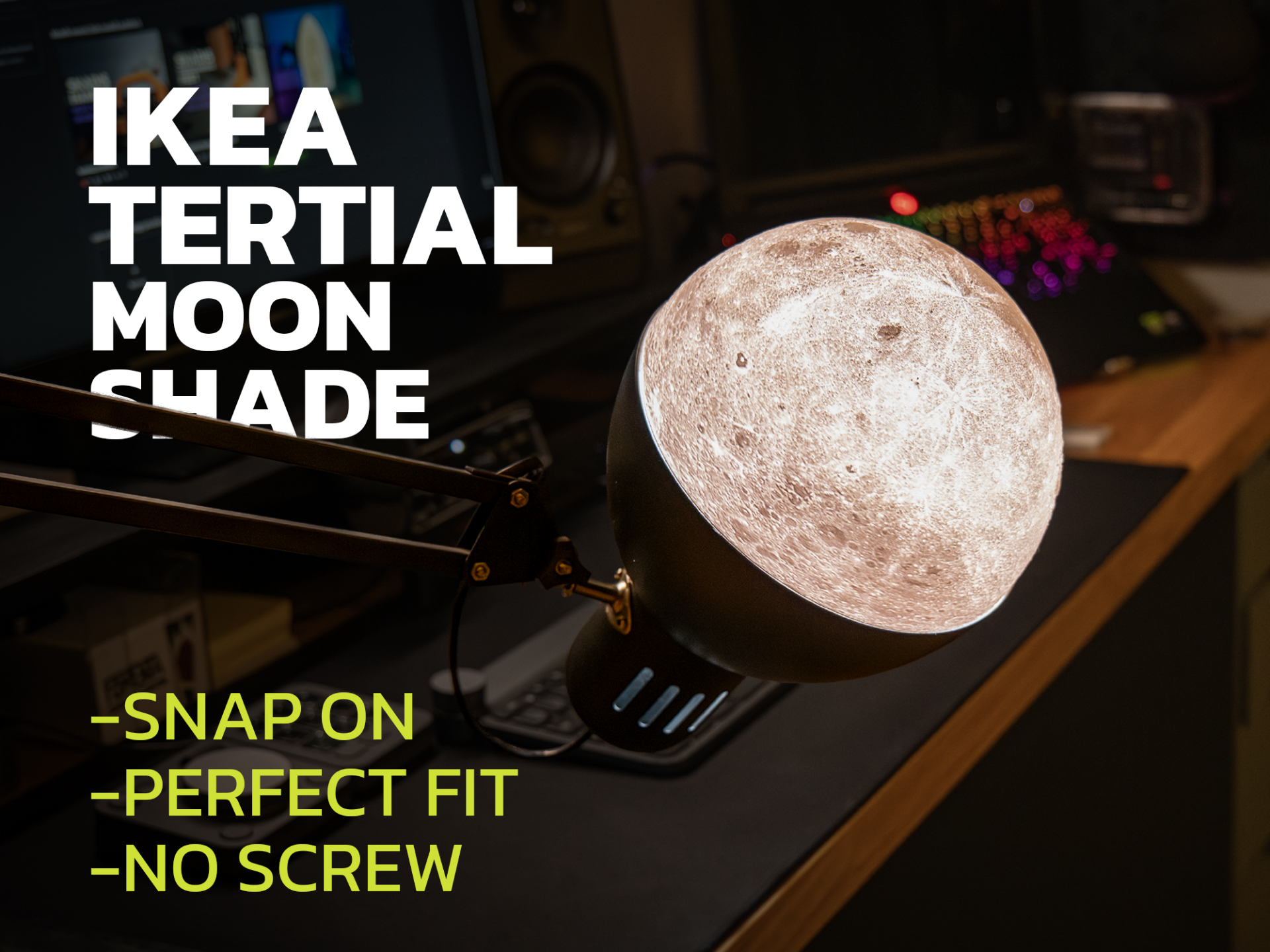 Ikea Tertial Moon Lamp Shade