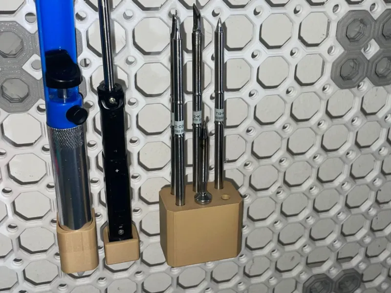 T12 & TS101 Solder Tip Holder Multiboard