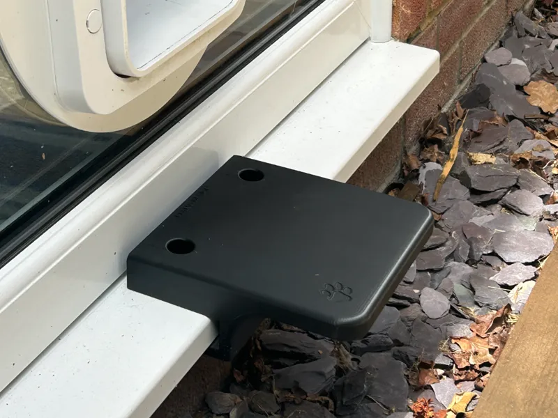 Cat Flap Step - Window Sill Mounted