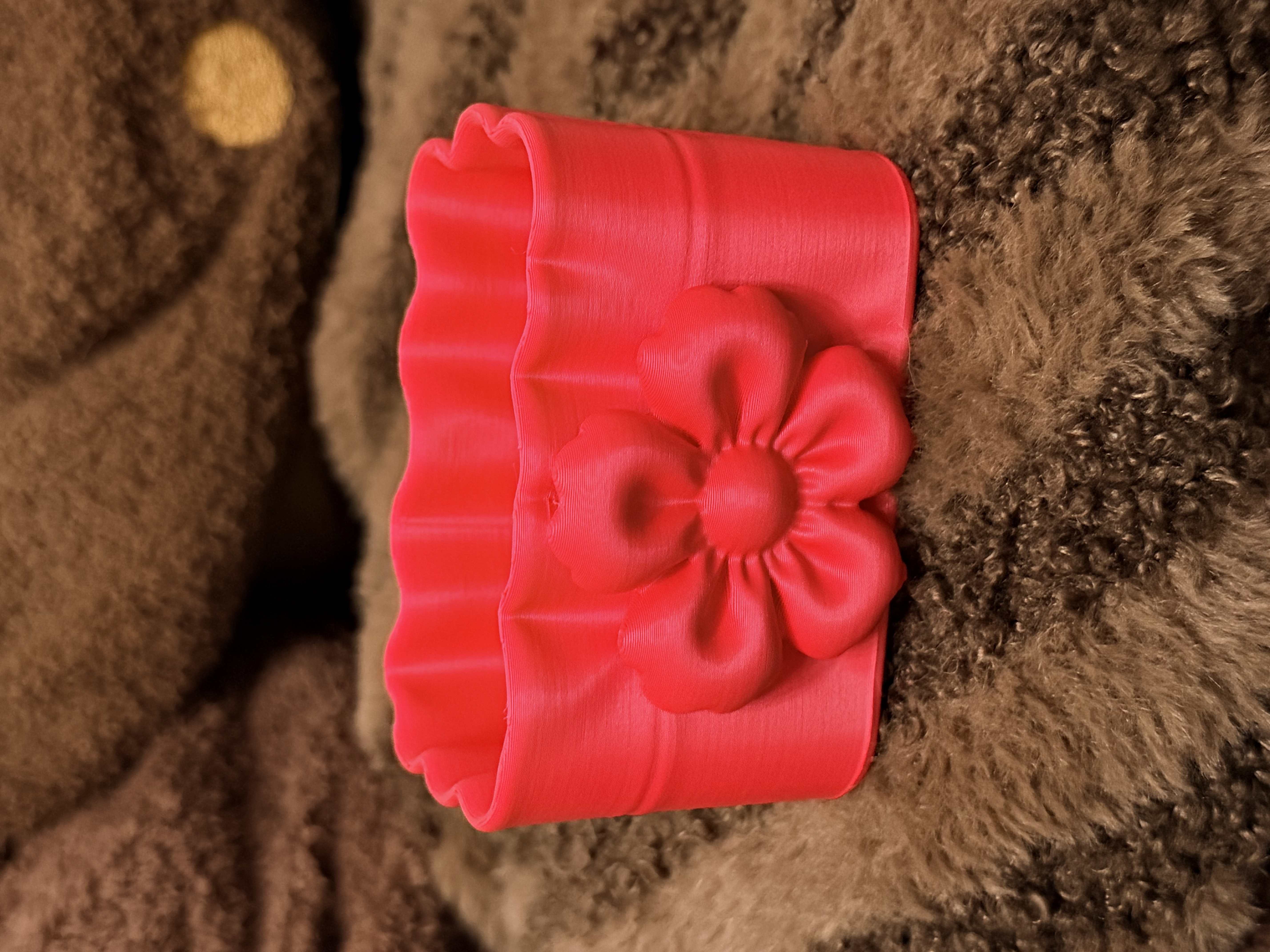 Miniatura 3 do modelo 3D 花朵桌面大收纳盒