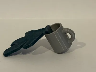 Cup spill bookmark