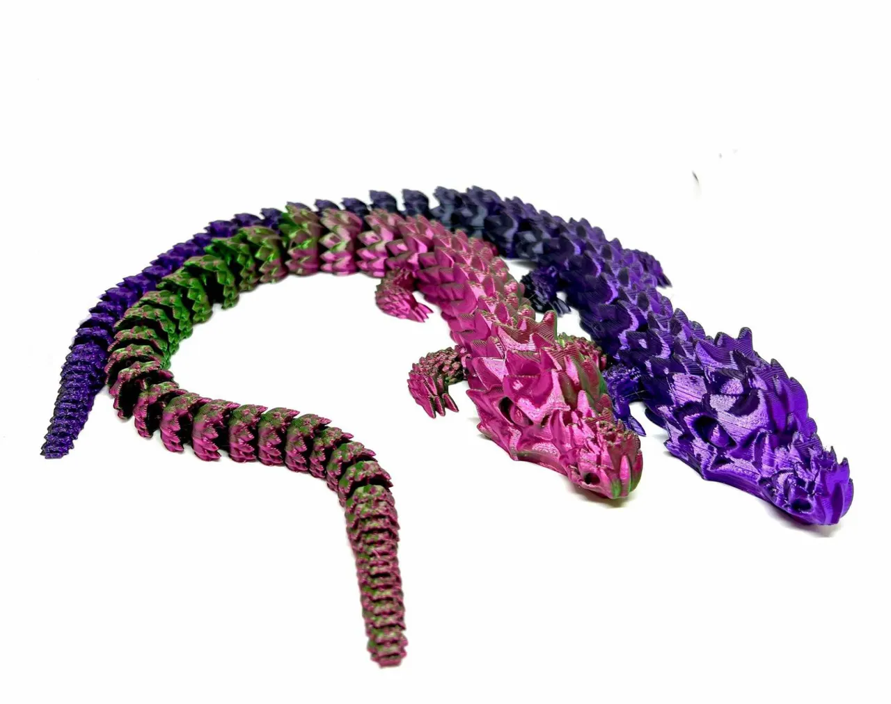 42cm fast printing articulated dragon for A1 mini! view 4