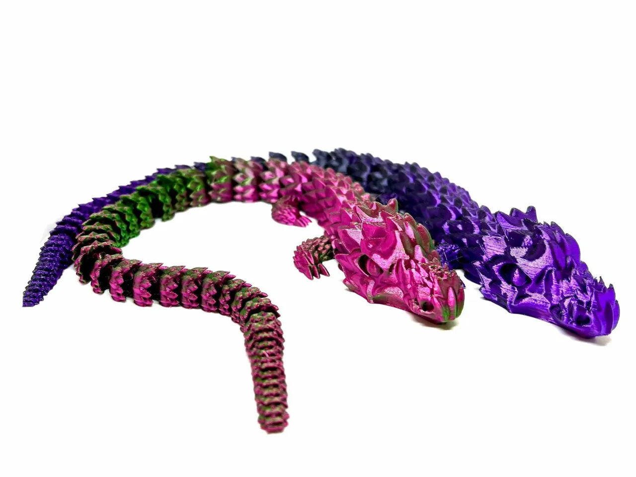 42cm fast printing articulated dragon for A1 mini! view 2