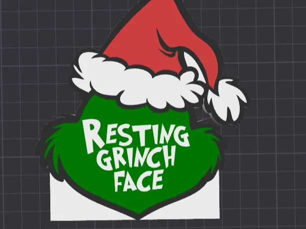Resting Grinch face soap holder