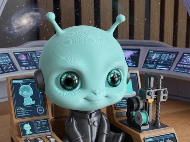 Cute Alien Figurine