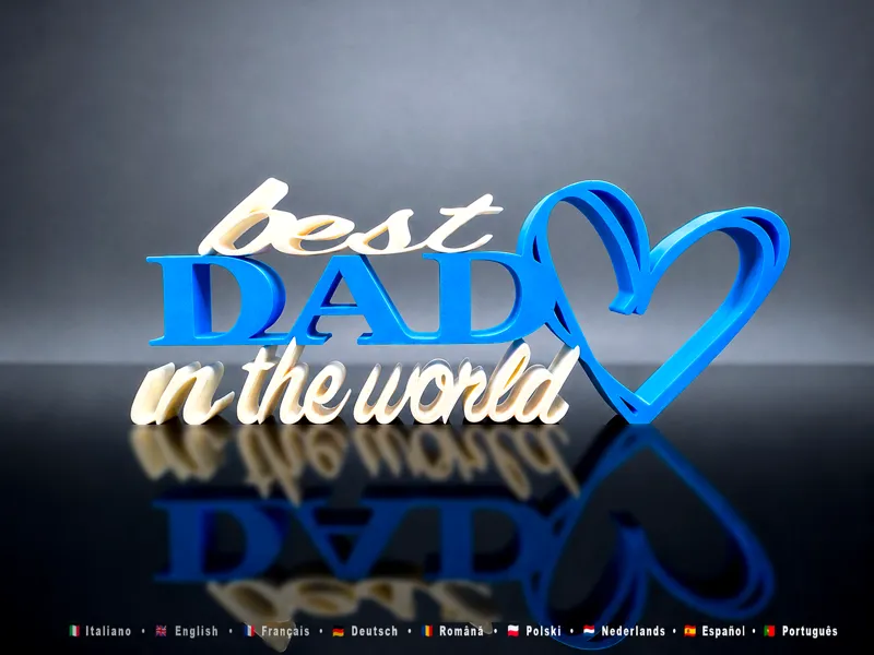 Best Dad in the World - Multilingual 