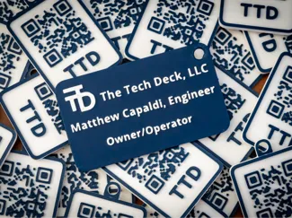 TTD Business Card Keychain