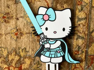 Jedi Kitty Cake Topper
