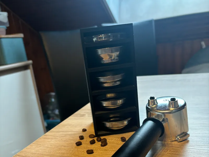 Siebträger Filtereinsatz Organizer Regal DeLonghi