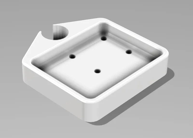 Soap Holder for Shower Pole Clip-on Compliant TPU 95A