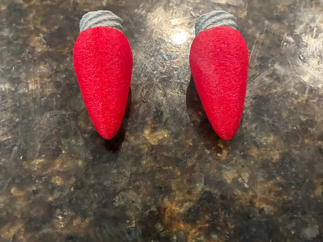 Christmas Light Earrings