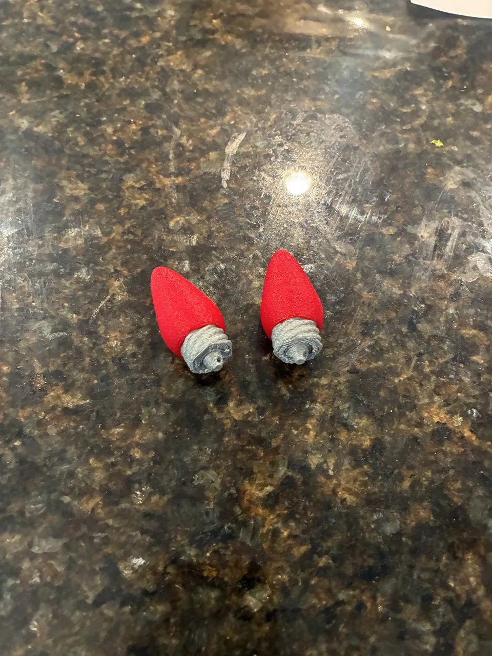 Christmas Light Earrings view 2