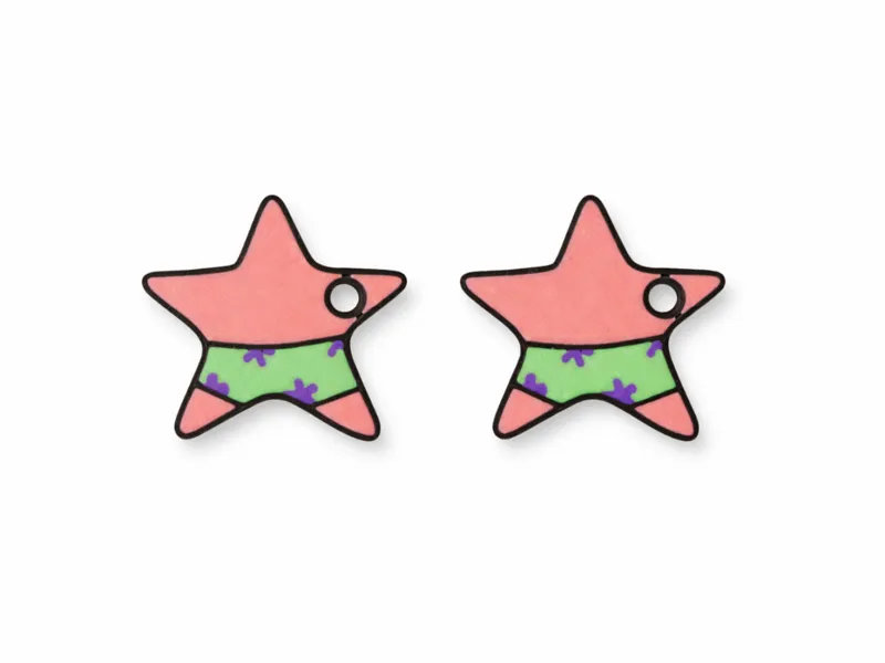 Patrick Star Keychain