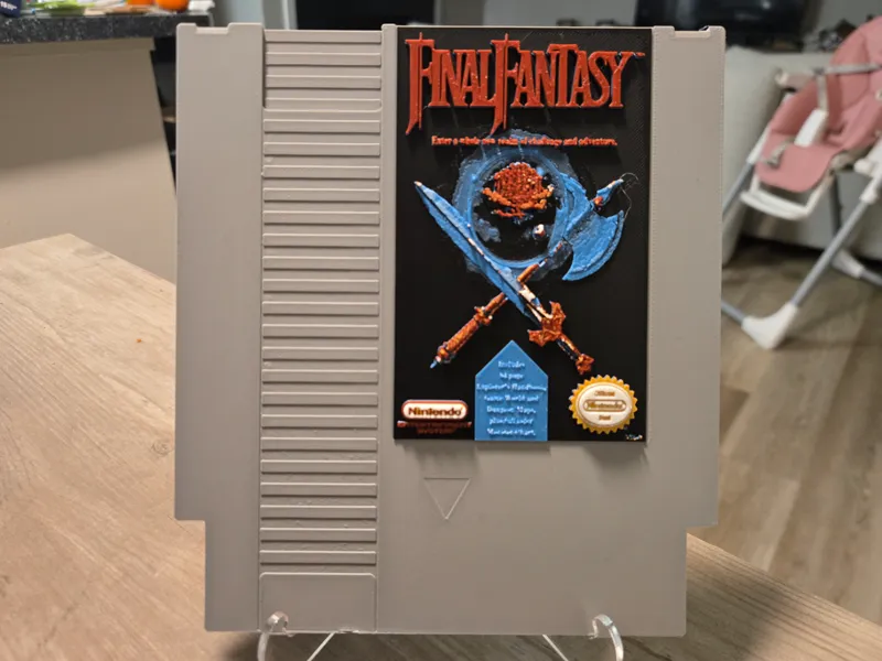 NES Cartridge Art | Final Fantasy