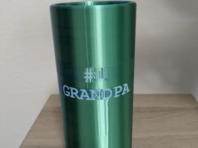 Slim Can 12 Oz, #1 Grandpa
