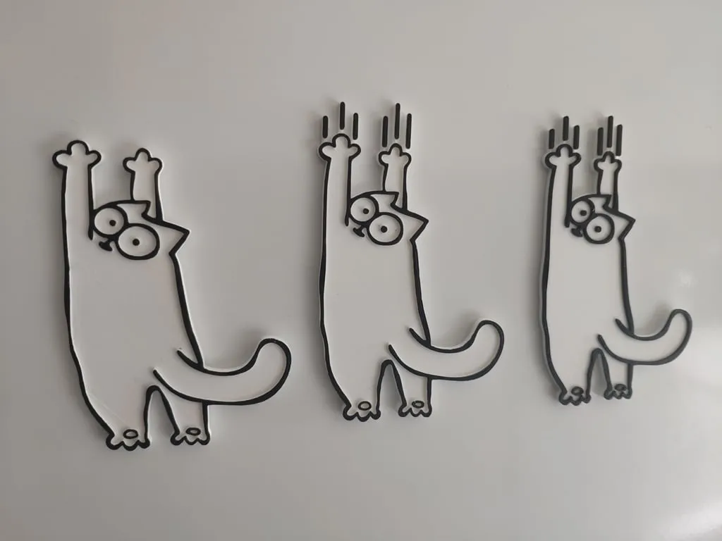 Simon Vector Scratch Simon's Cat - Scratch and Stretch - Free 3D Print Model - MakerWorld