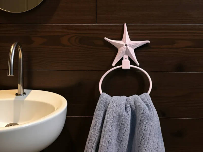 Starfish Bathroom Hand towel holder.