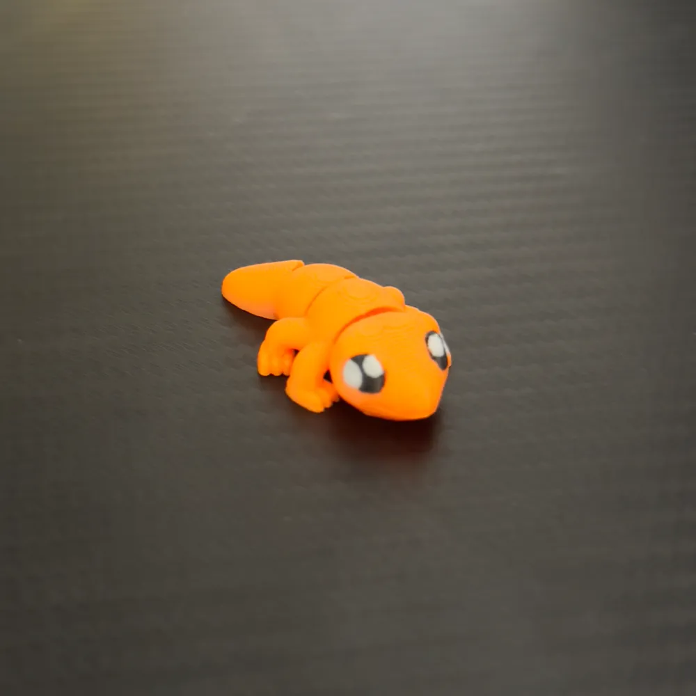Articulated Cute Gecko by Waffly3D MakerWorld: Download Free 3D Models