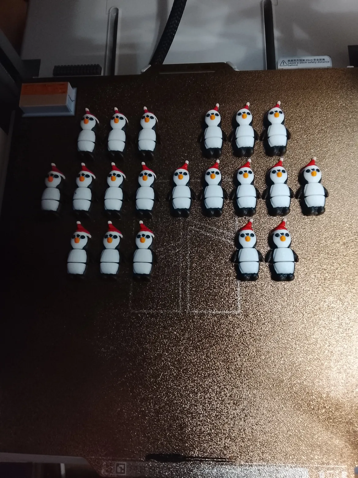 Pendientes navidad pingüino articulado view 3