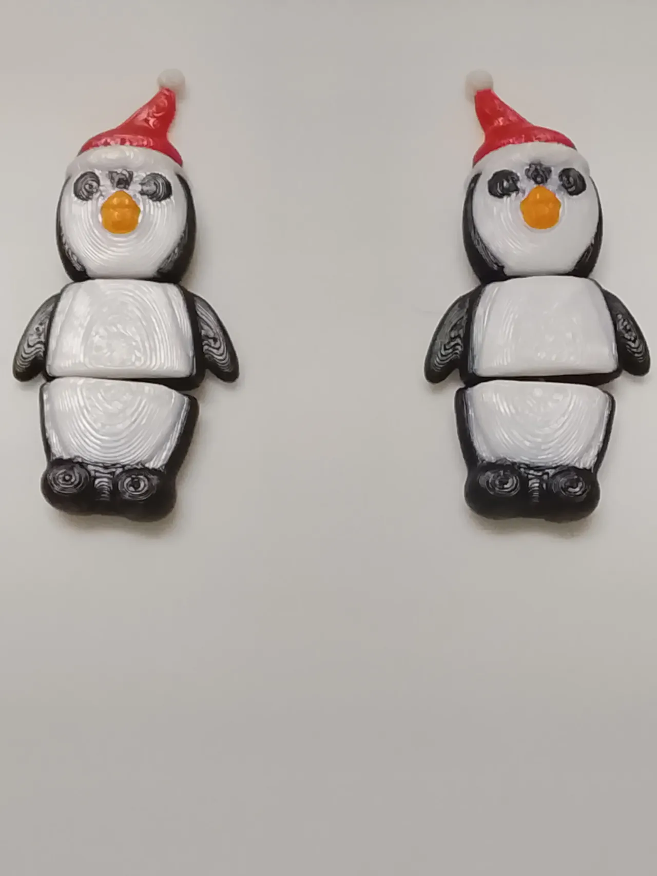 Pendientes navidad pingüino articulado view 2